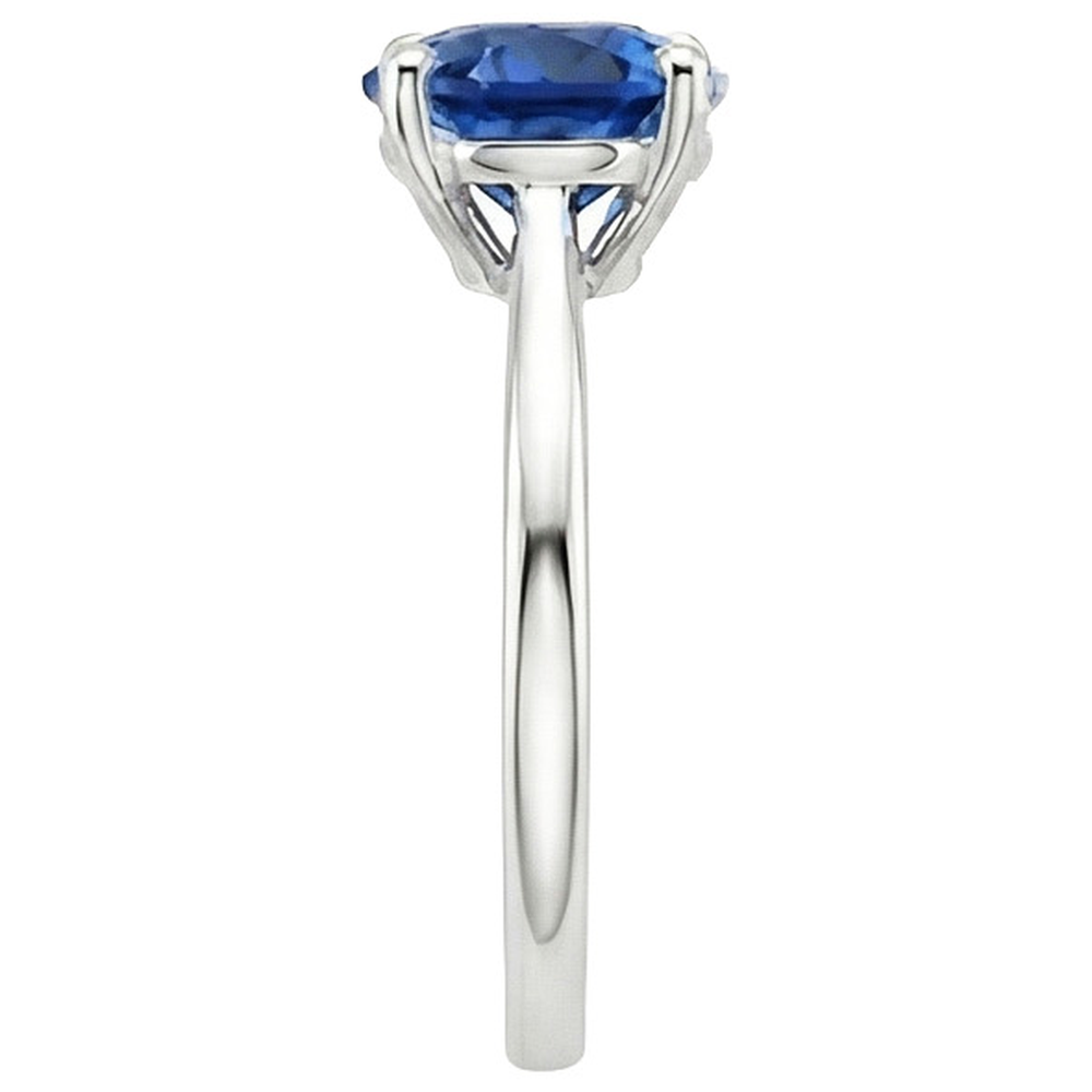 Solitaire 2.5 Carat Sapphire Ring