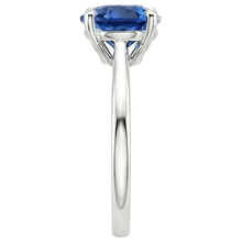 Solitaire 2.5 Carat Sapphire Ring