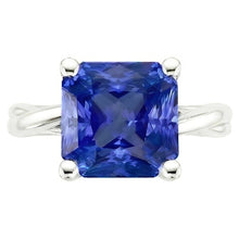Solitaire 3 Carat Sapphire Engagement Ring