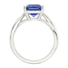 Solitaire 3 Carat Sapphire Engagement Ring