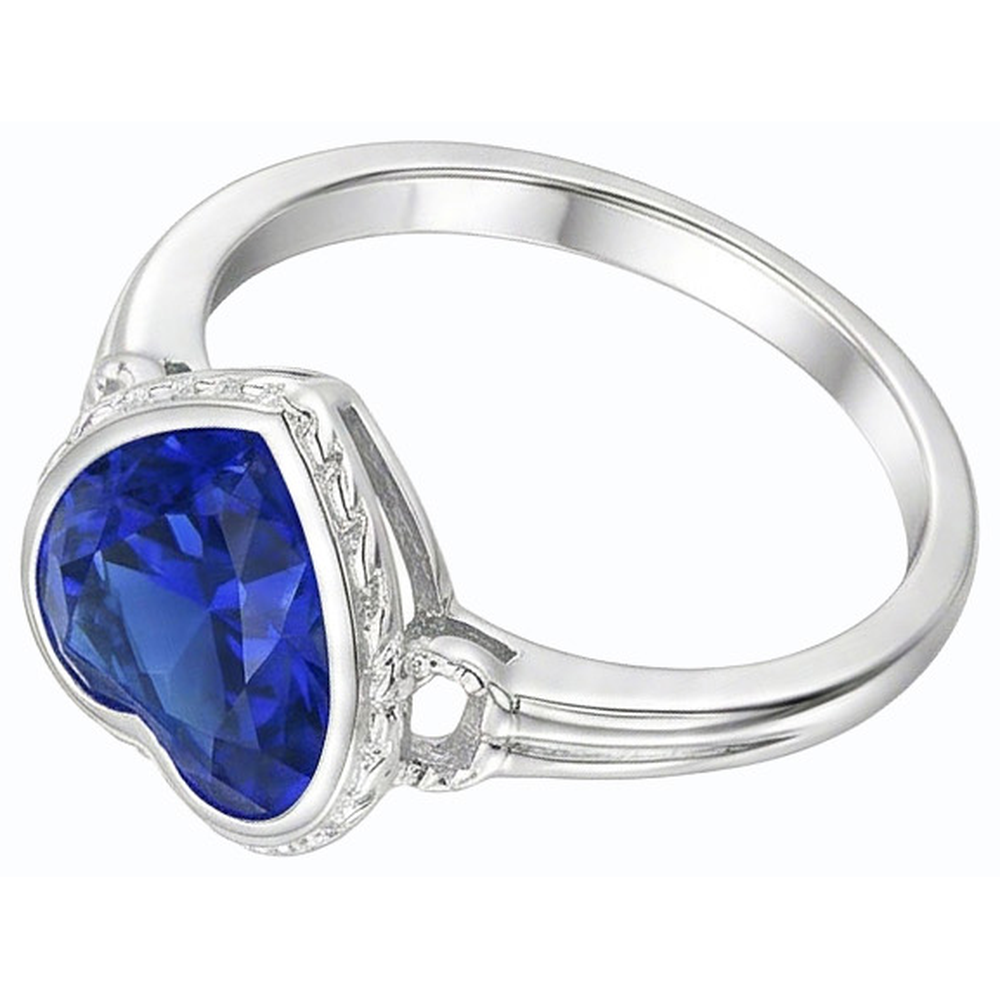 natural heart sapphire 2ct watch side angle