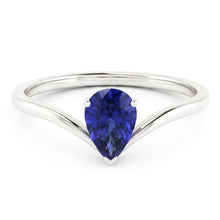 Solitaire Ceylon Sapphire Engagement Ring 1.50 Carats Gold