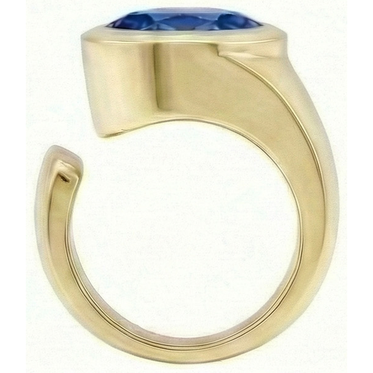 Solitaire Ceylon Sapphire Men's Ring 3 Ct Wedding Anniversary Jewellery