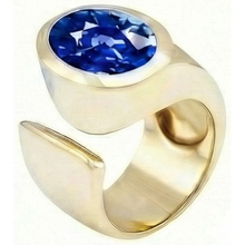 Solitaire Ceylon Sapphire Men's Ring 3 Ct Wedding Anniversary Jewellery