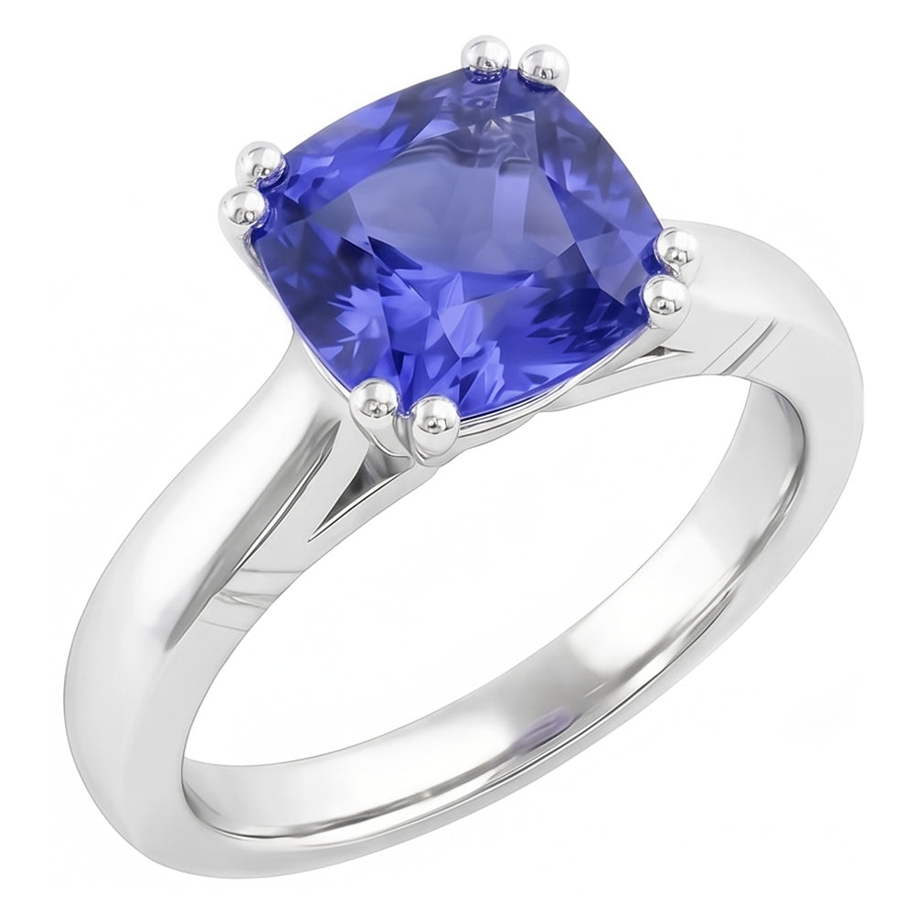 Solitaire Ceylon Sapphire Ring