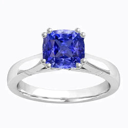 Solitaire Ceylon Sapphire Ring