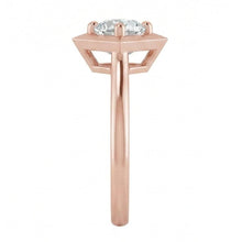 natural cushion diamond 3ct ring close up detail