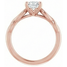 Solitaire Cushion Old Mine Cut Natural Earth Mined Diamond Ring Infinity Style 3 Carats