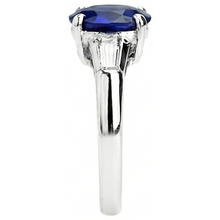 Solitaire Deep Blue Sapphire Ring 2.50 Carats Ladies Jewellery