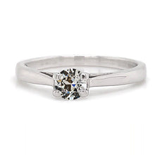 Solitaire Engagement Ring Old Miner Genuine Diamond Tapered Shank 1 Carat