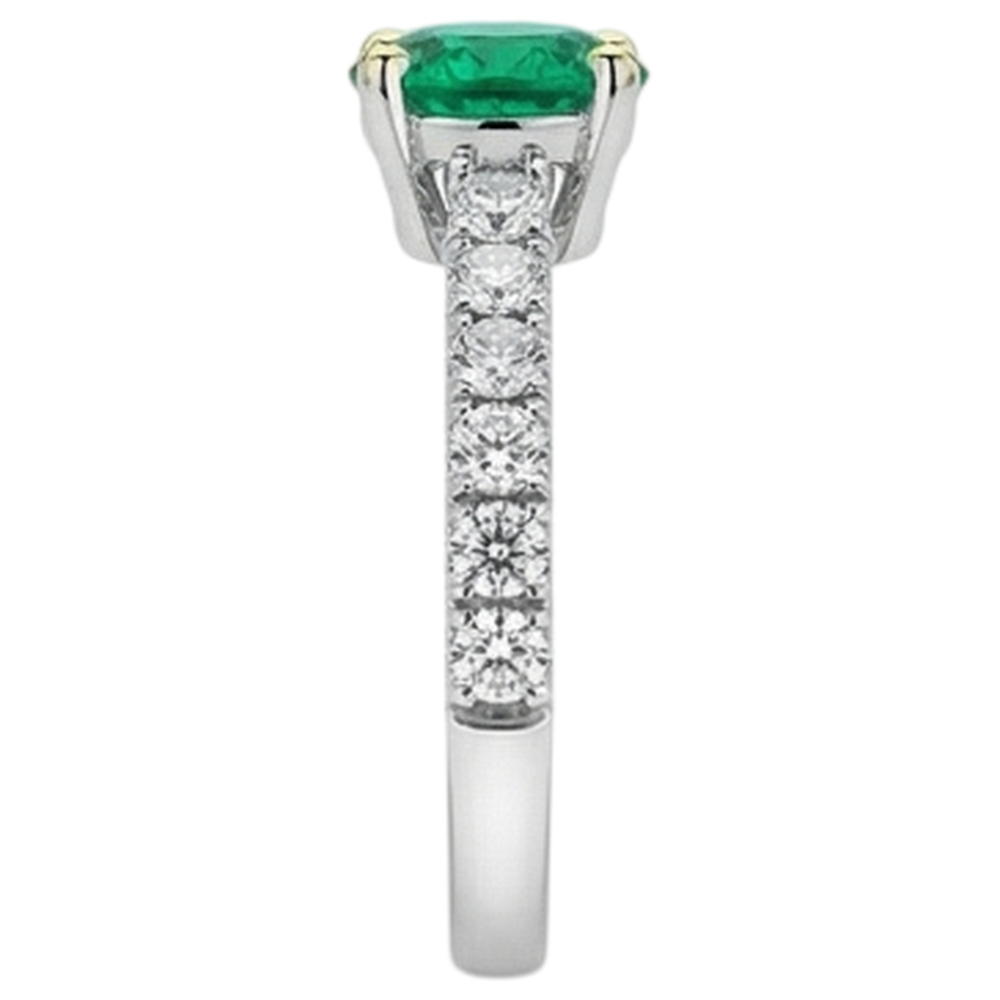Designer Precious Stone Ring 2.50 ct – profile view