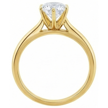Solitaire Genuine Natural Earth Mined DIAMOND ( NOT LAB GROWN ) Engagement Ring Yellow Gold 1.51 Ct.