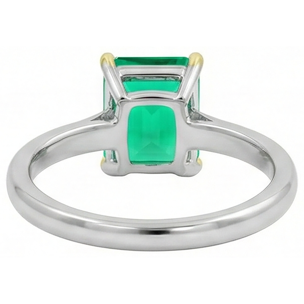 Luxurious Colored Stone Ring 3.50 ct – back view