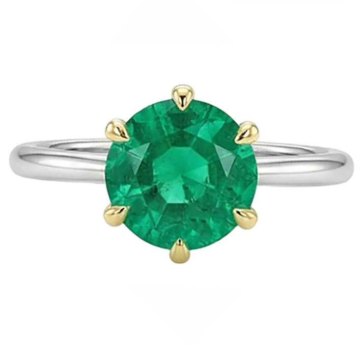 Fine Precious Stone Ring 2.50 ct – side view