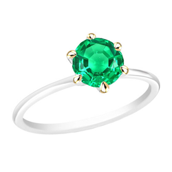 Fine Precious Stone Ring with GIA Certified Colombian Emerald