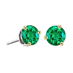 Sparkling GIA Certified Fine Emerald Gemstone Earring – 2 ct