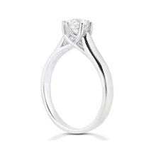 Solitaire Jewelry Ring 0.75 Carats Real Round Diamond