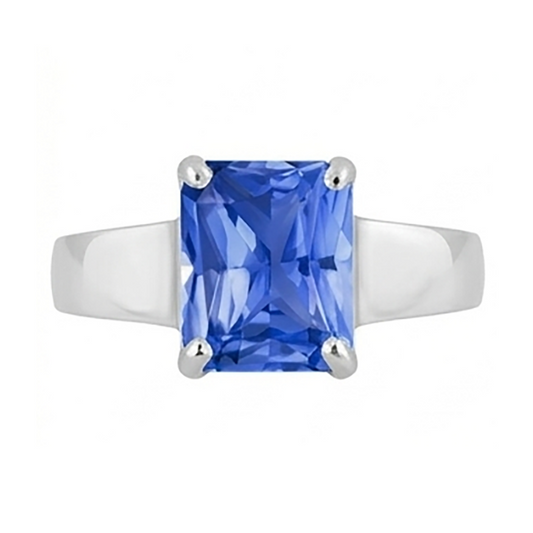 Solitaire Mens Ring Gemstone Jewellery 2.50 Carats Sri Lankan Sapphire
