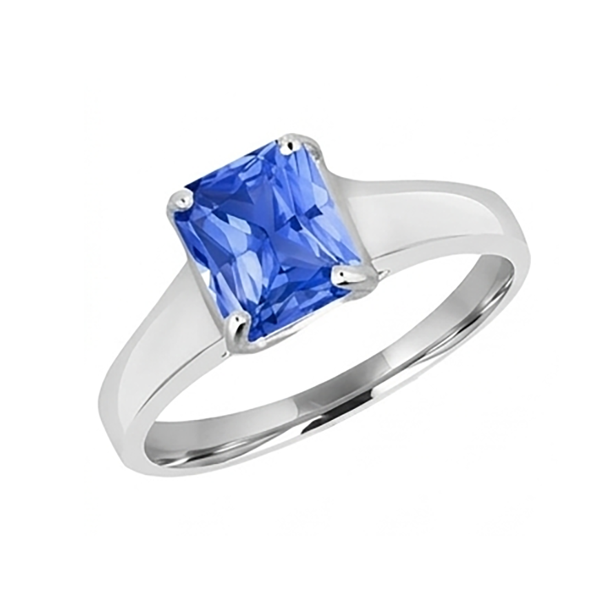 Solitaire Mens Ring Gemstone Jewellery 2.50 Carats Sri Lankan Sapphire
