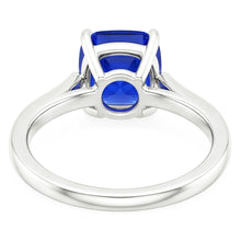 Solitaire Natural Blue Sapphire Ring 1.50 Carats Ladies Jewellery Gold