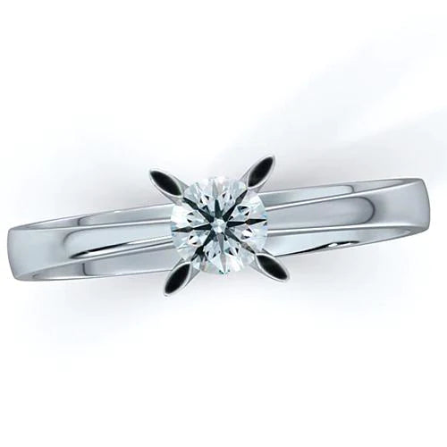 Solitaire Natural Diamond Ring 1 Carat Classic Women Jewelry