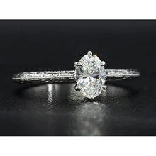 Solitaire Natural Diamond Ring 1.50 Carats Vintage Style Jewelry