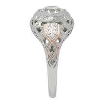 Solitaire Old Cut Natural Earth Mined Diamond Fancy Ring Bezel Antique Style 2 Carats