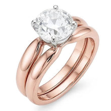 natural round diamond 1.50ct ring side angle