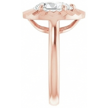 Solitaire Old Cut Pear Natural Earth Mined DIAMOND ( NOT LAB GROWN ) Ring 14K Rose Gold 2.15 Carats