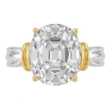 Natural Brilliant Diamond Solitaire Engagement Ring – front view