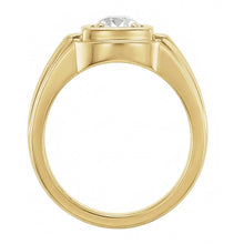 Authentic Diamond Solitaire Ring 1.50 ct 14K White Gold – angle view