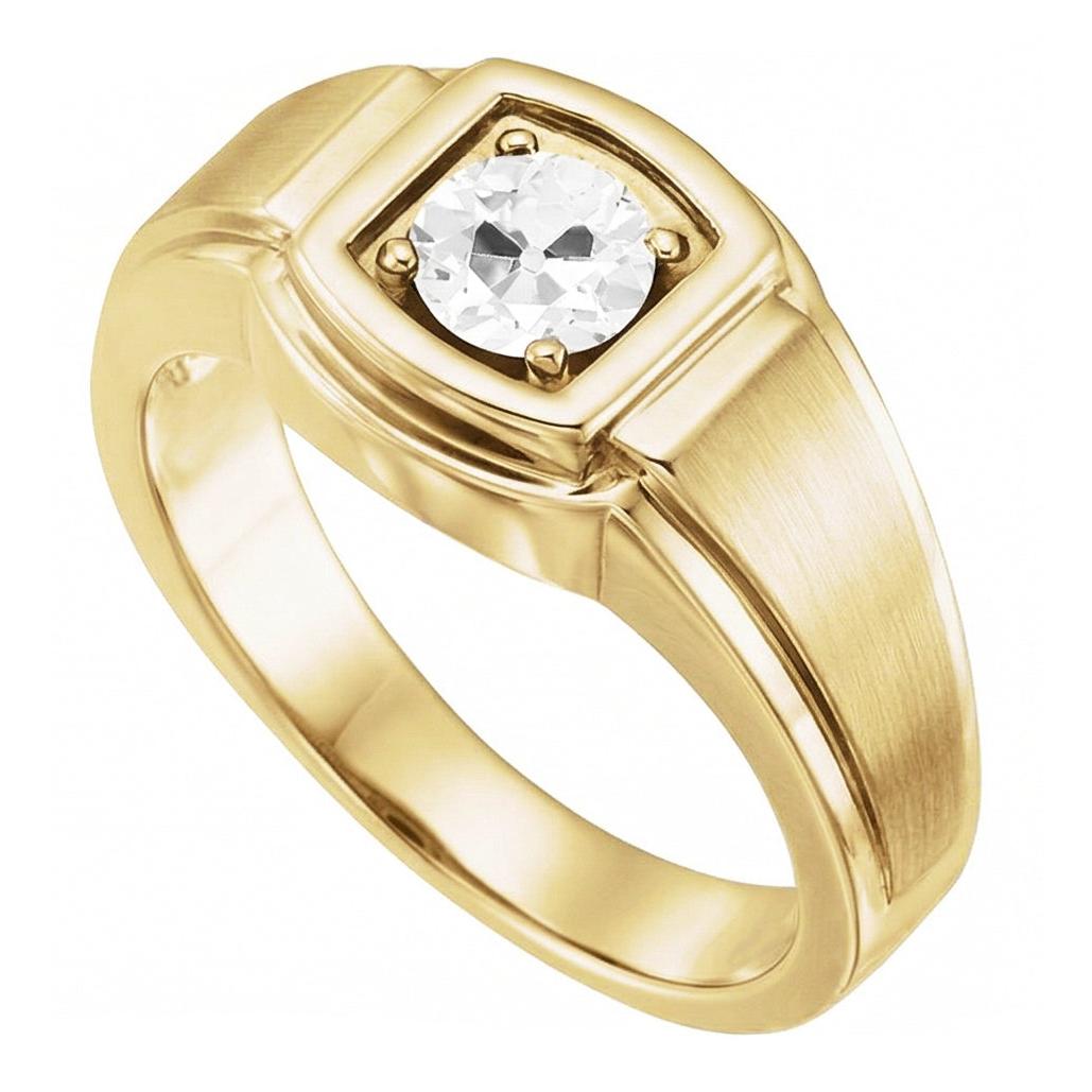 Bespoke Solitaire Ring 1.50 ct – top view