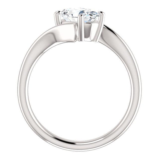 Solitaire Oval Real Diamond Engagement Ring 1.25 Carats2