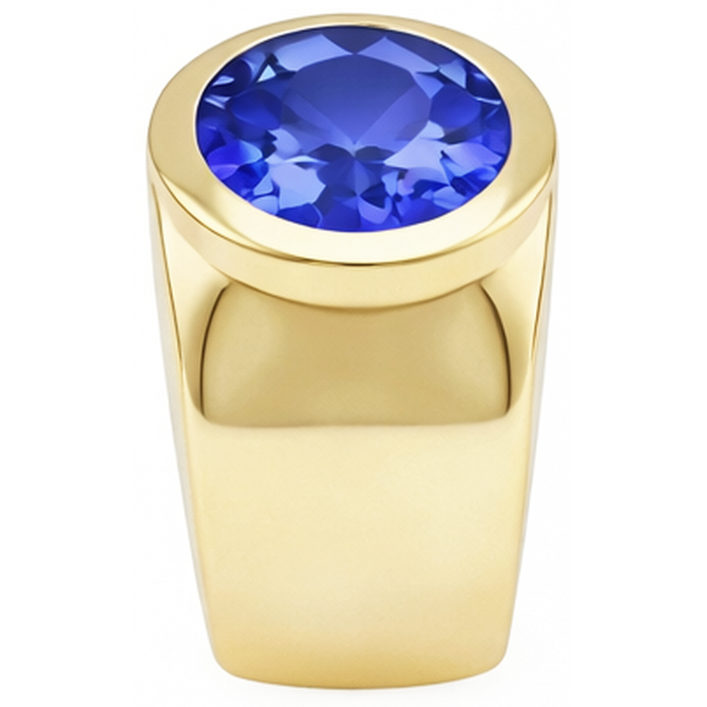 Solitaire Oval Tanzanite 2 Carat Ring Gemstone Jewellery