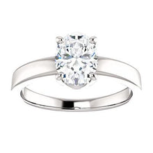 Solitaire Real Diamond Ring 3.50 Carats Prong Setting Jewelry 3