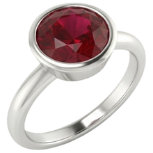 Solitaire Ring 0.75 Carats Burmese Ruby Ladies Jewellery New