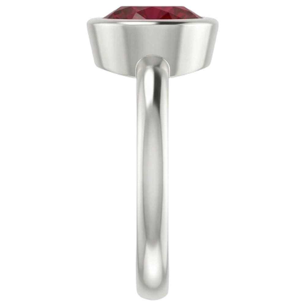 Solitaire Ring 0.75 Carats Burmese Ruby Ladies Jewellery New