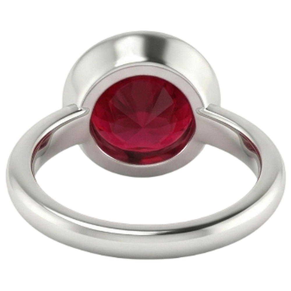 Solitaire Ring 0.75 Carats Burmese Ruby Ladies Jewellery New
