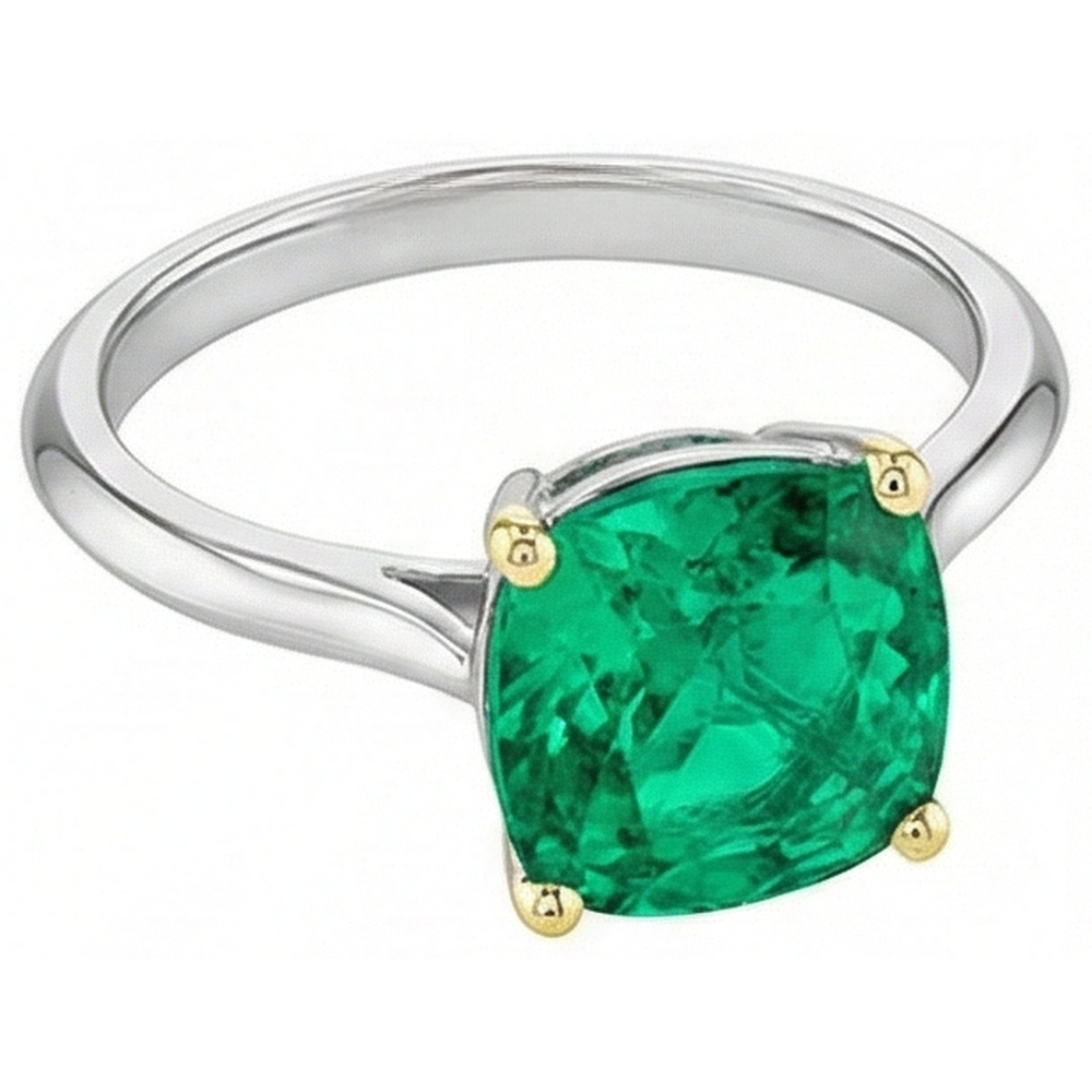 Timeless Colored Stone Ring 3.50 ct – side view