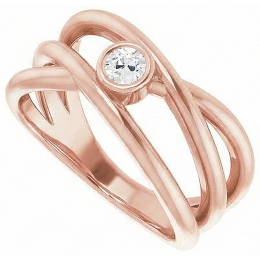 natural round diamond 1ct watch side angle
