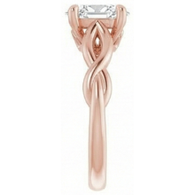 natural oval diamond 2.15ct ring on white background