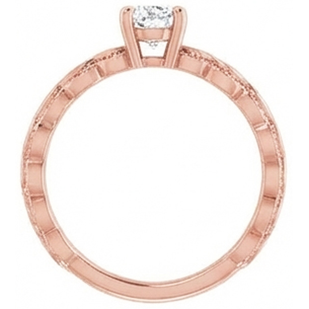Solitaire Ring Pear Natural Earth Mined DIAMOND ( NOT LAB GROWN ) 1.50 Carats Rose Gold Jewellery