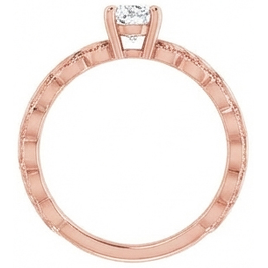 Solitaire Ring Pear Natural Earth Mined DIAMOND ( NOT LAB GROWN ) 1.50 Carats Rose Gold Jewellery