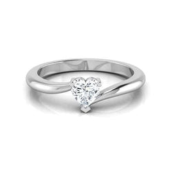 Solitaire Round Cut 2.50 Carats Real Diamond Engagement Ring White Gold 14K