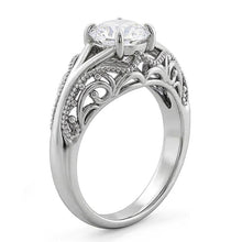 natural round diamond 1.75ct ring profile view