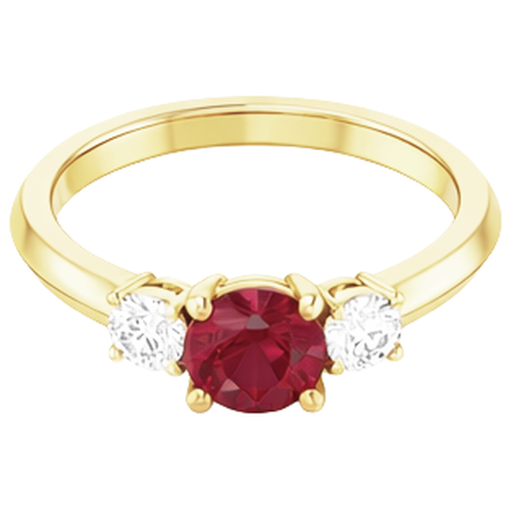 Solitaire Ruby Ring 1.25 Carats Yellow Gold 14K