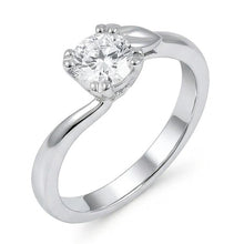 Solitaire Sparkling 1.50 Carats Round Cut Natural Earth Mined Diamond Wedding Ring