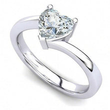 Solitaire Sparkling Heart Shape 1.75 Ct Natural Earth Mined Diamond Wedding Ring