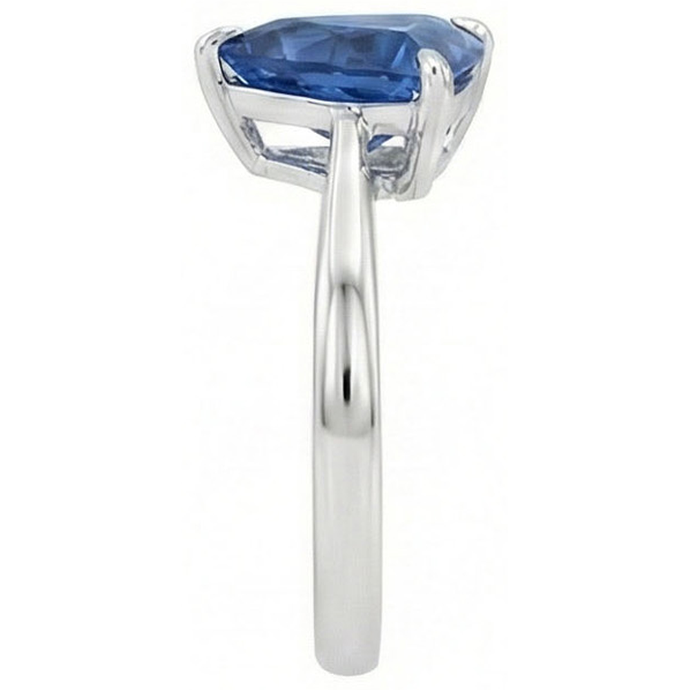 Solitaire Trillion Deep Blue Sapphire 1.50 Carats Prong Set Jewellery