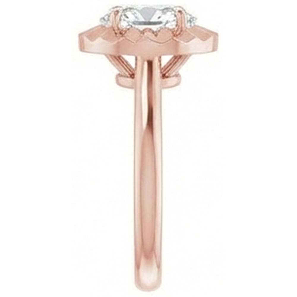 Solitaire Wedding Ring Oval Old Miner Real Natural Earth Mined DIAMOND ( NOT LAB GROWN ) 3.25 Carats Women's Jewellery